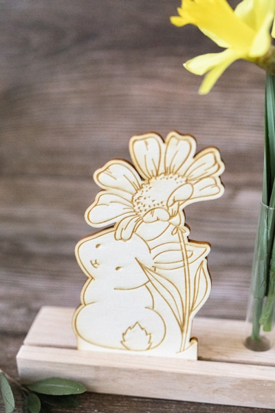 Holzaufsteller Osterhase 1